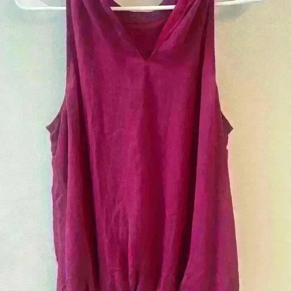 Mossimo magenta flowy dress tank top woman's large - Picture 8 of 10